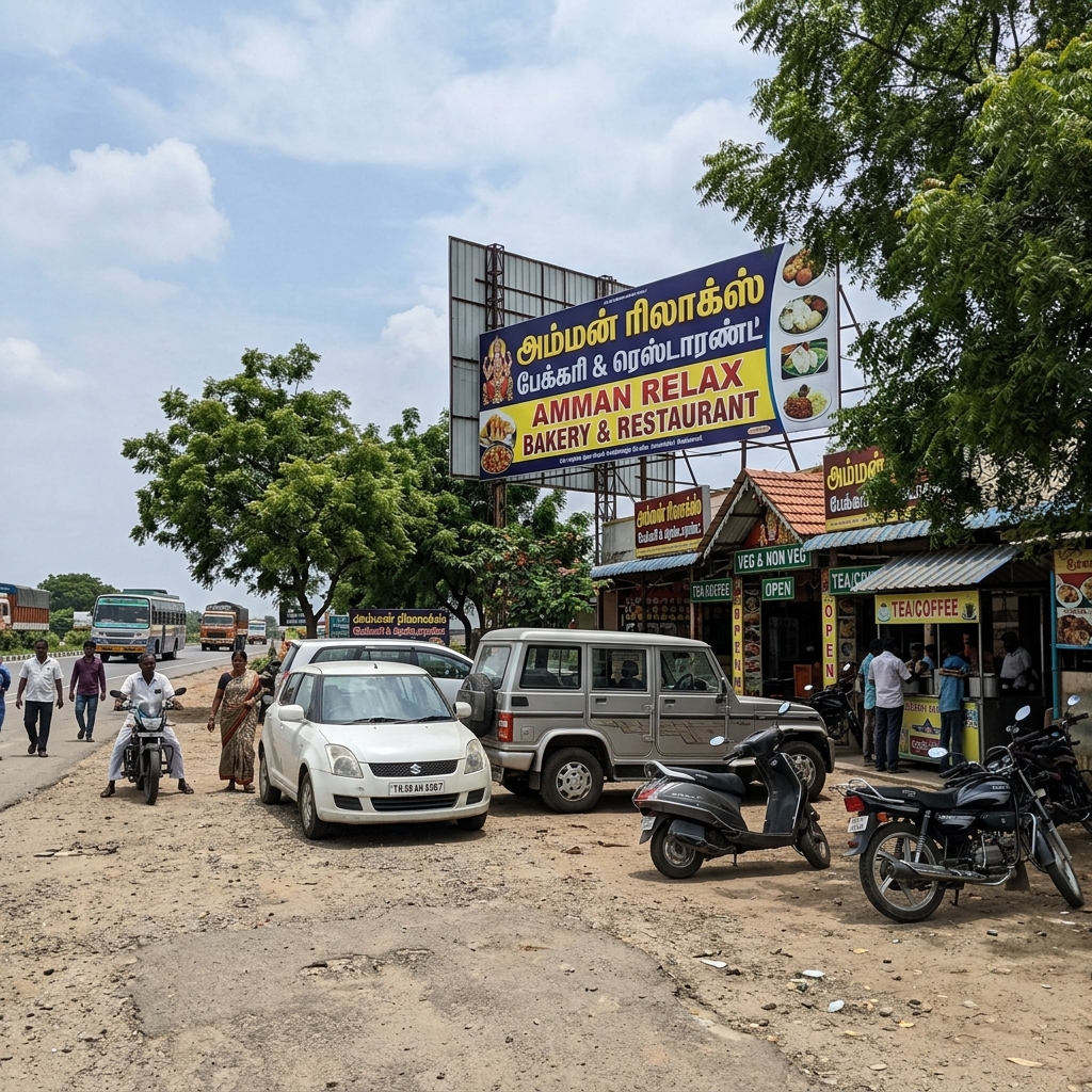 Amman Relax Bakery Parking Area